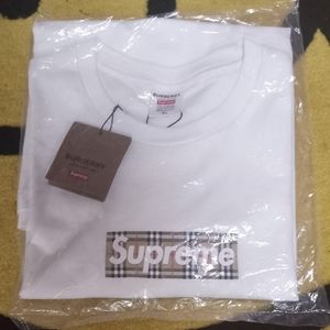 Supreme X Burberry box logo T-shirt size XL